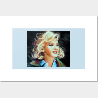 Marilyn Blue Posters and Art